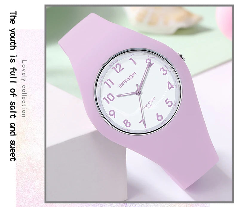 Ultra-thin Quartz Women's Watch – Minimalist Luxury Waterproof Wristwatch