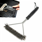 Stainless Steel BBQ Grill Brush – Non-stick Bristle Tool for Outdoor Cleaning