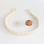 Adhesive Hemp Paper Towel Holder – Wall Mounted Rack for Bathroom Storage