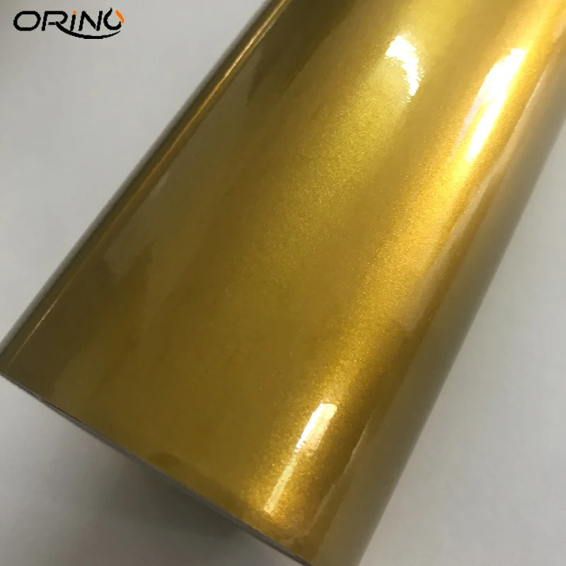 Metallic Candy Vinyl Car Wrap – Glossy Glitter Film for Vehicle Decoration