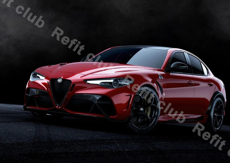 Rearview Mirror Garland Sticker – Aesthetic Interior Decor for Alfa Romeo Giulia