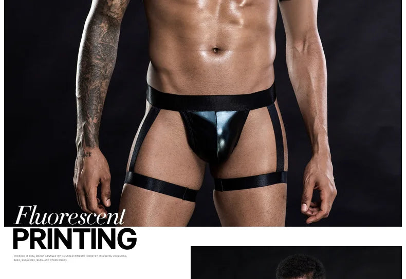 Black Mesh Club Outfit – Sexy Men's Costume for Role Play