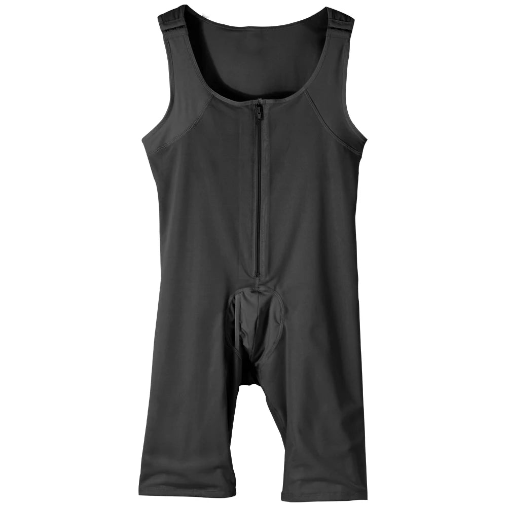 Men's Compression Bodysuit – Tummy Control Shapewear for Slimming and Workout
