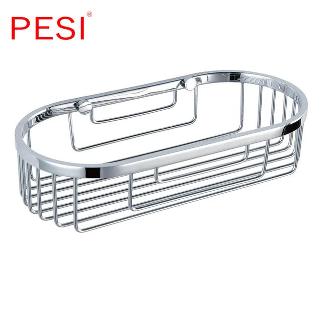 Stainless Steel Corner Shower Caddy – Rustproof Wall Mount for Bathroom Storage