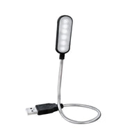 Portable 4 LED Book Lamp – USB Rechargeable Light for Reading and Travel