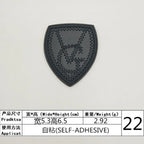 Self-Adhesive PU Leather Patches – Round Repair Appliques for Clothing and Bags