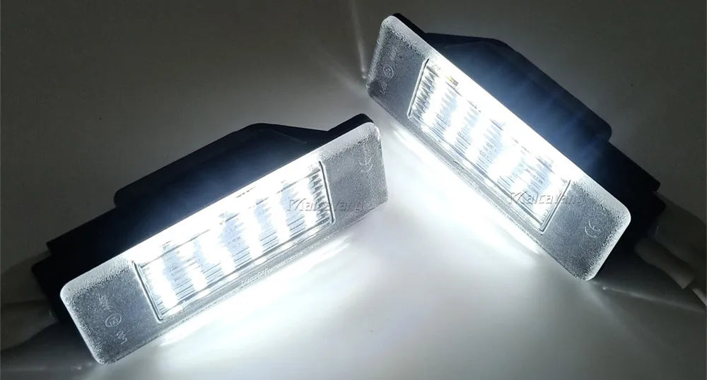 LED License Plate Lights – Bright Number Tag Lamps for Peugeot Vehicles