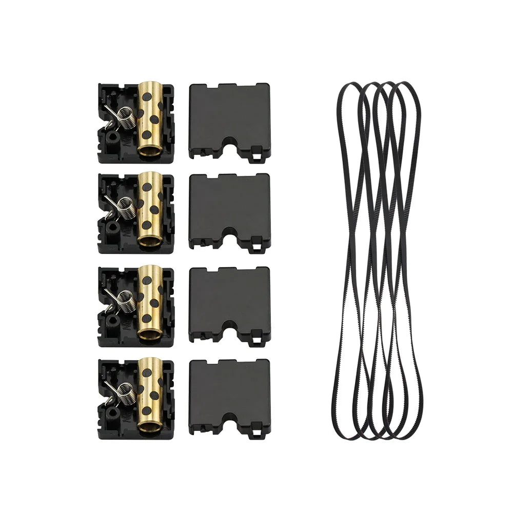3D Printer Injection Slider Set with Copper Sleeve and Timing Belt