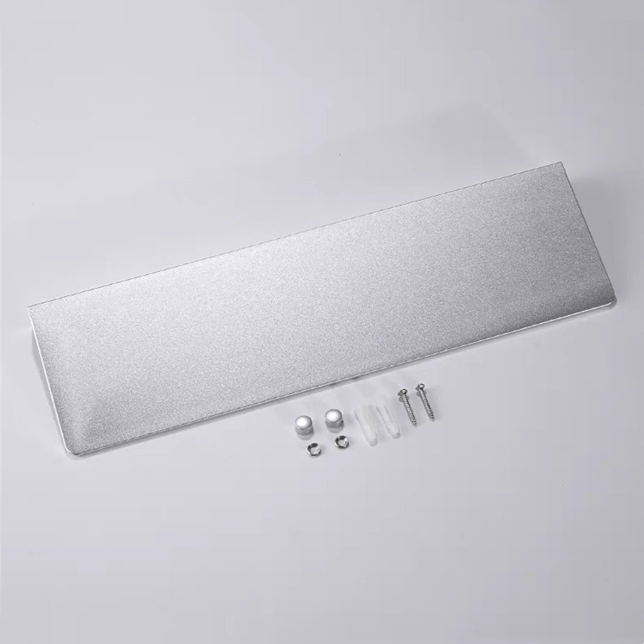 Aluminum Wall Storage Shelf – Bathroom Mirror Organizer for Shower Room
