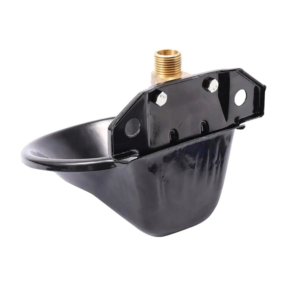 Cast Iron Sheep Water Bowl – Automatic Copper Valve for Farm Livestock