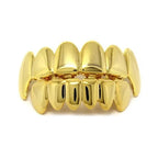 Rose Gold Hip Hop Grillz – Vampire Tooth Caps for Costume Cosplay Party