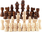 Staunton Wooden Chess Pieces – 8cm King Standard Set for Tournament Play