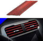 Car Air Vent Trim Strips – U Style Interior Decoration for Auto Dashboard
