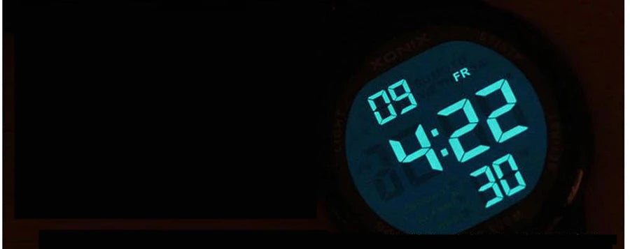 XONIX Digital Sports Watch – Waterproof 100m for Swimming and Outdoor Diving