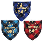 Cotton Triangle Pet Bandana – Adjustable Scarf Collar for Dogs and Cats