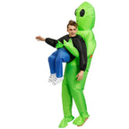 Inflatable Alien Monster Suit – Green Cosplay Costume for Adult Parties