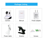 Wireless Pan Tilt Security Camera – 1080P WiFi Monitor for Home Indoor Safety