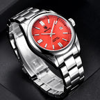 Stainless Steel Mechanical Watch – 10Bar Waterproof for Diving and Sports