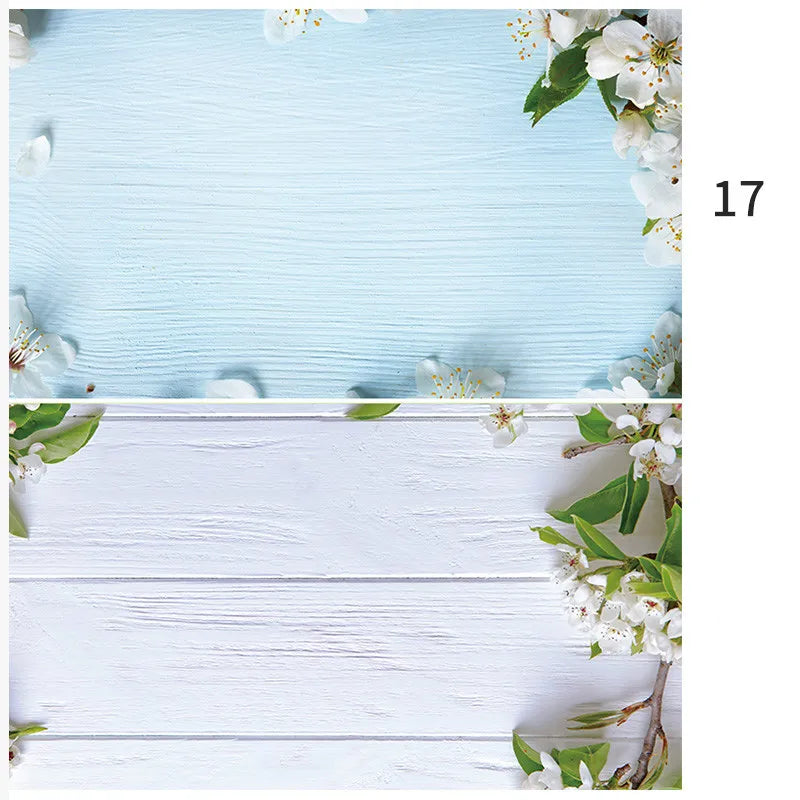 Marble Wood Grain Photography Backdrop – 57x87cm Waterproof Studio Props