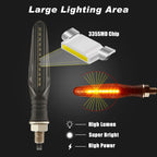 LED Motorcycle Turn Signals – 335SMD Built-in Relay Indicators for Bikes