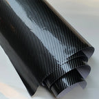 Glossy Carbon Fiber Vinyl Wrap – Adhesive Film for Car and Motorcycle Styling