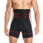 High Waist Compression Shorts – Tummy Control Body Shaper for Men