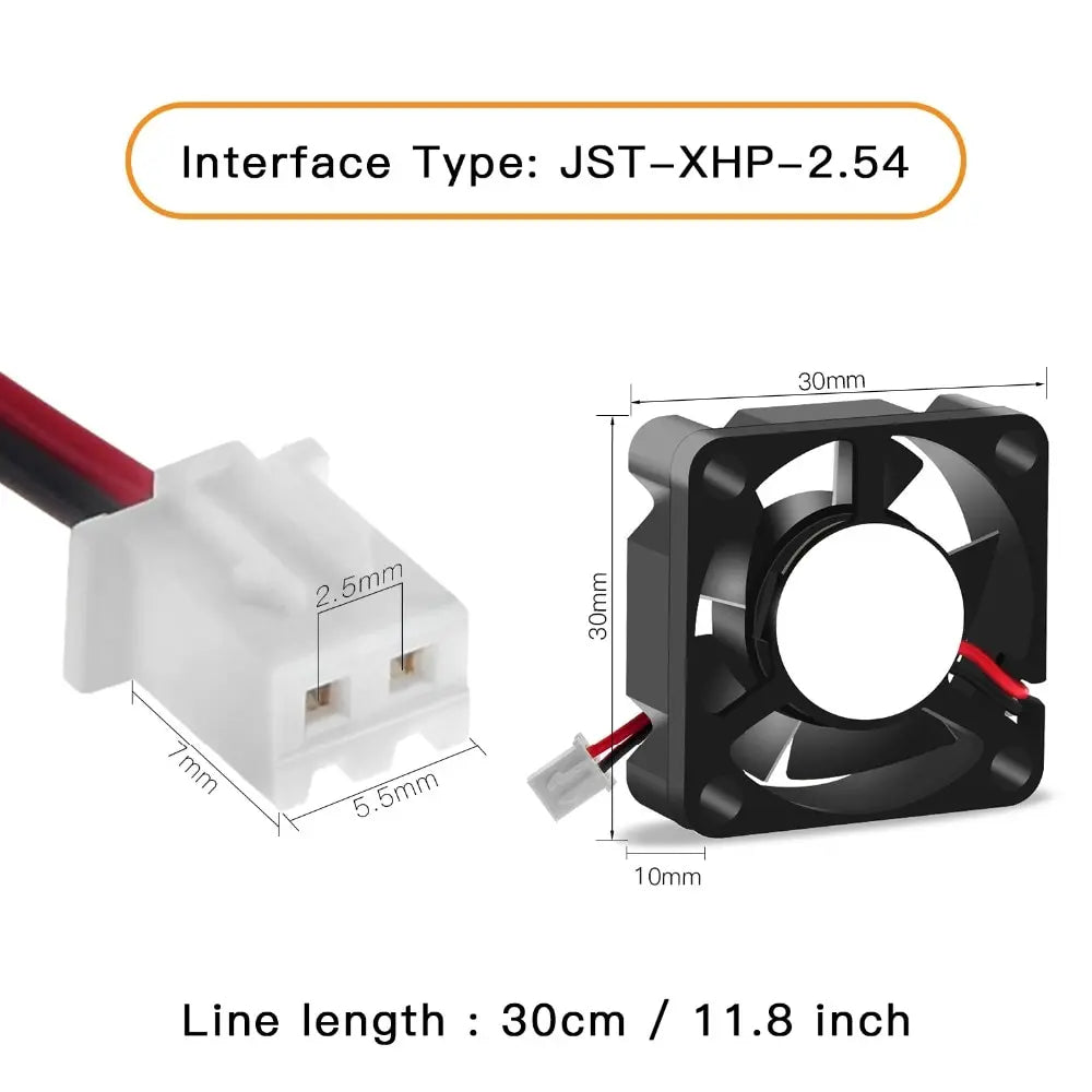 3D Printer Turbo Cooling Fan – Brushless Blower for Extruder