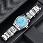 Stainless Steel Mechanical Watch – 10Bar Waterproof for Diving and Sports