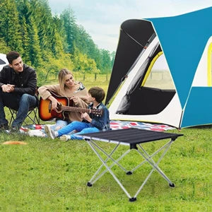 Portable Aluminum Camping Table – Foldable Outdoor Desk for Picnic and BBQ