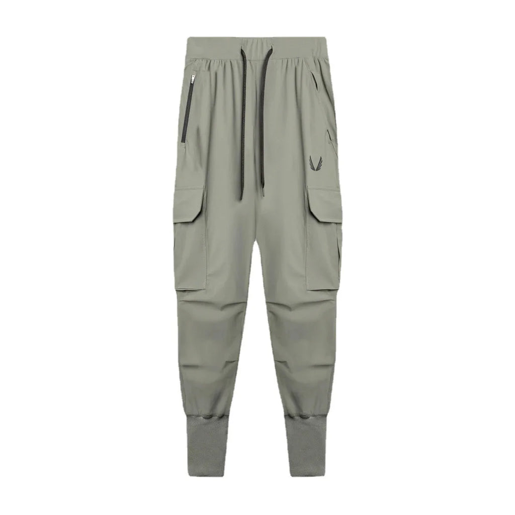 Camouflage Fitness Trousers – Stretchy Quick-Dry Pants for Running and Gym