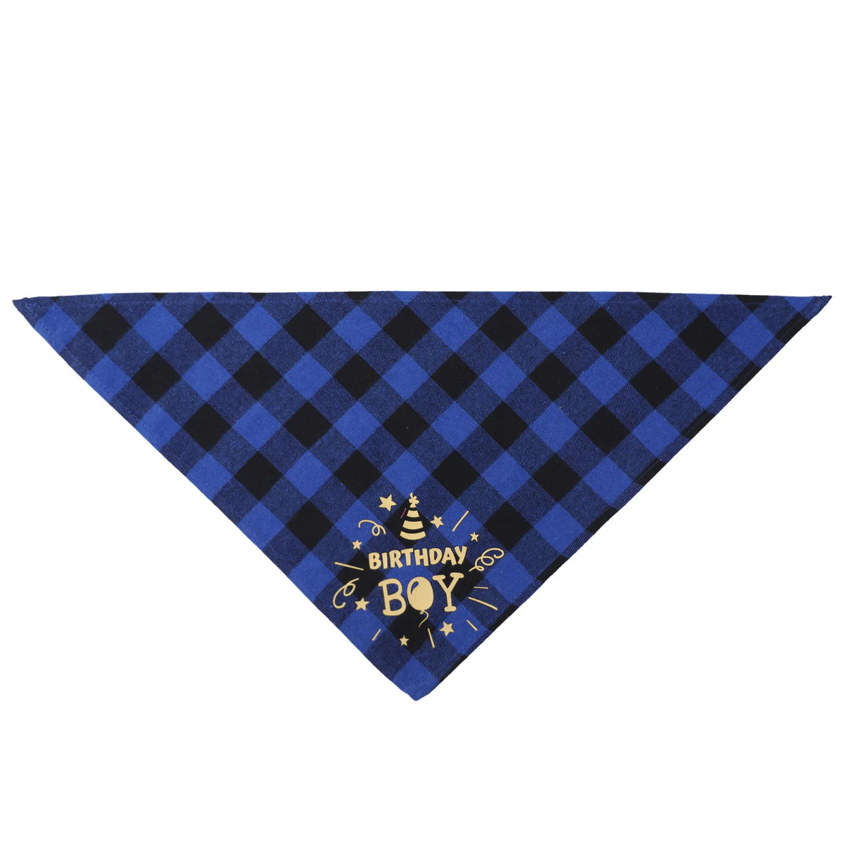 Cotton Triangle Pet Bandana – Adjustable Scarf Collar for Dogs and Cats