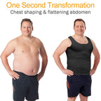 Compression Tank Top – Abdomen Slimming Body Shaper for Gynecomastia Support
