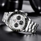BENYAR Stainless Steel Chronograph Watch – Luxury Quartz for Men