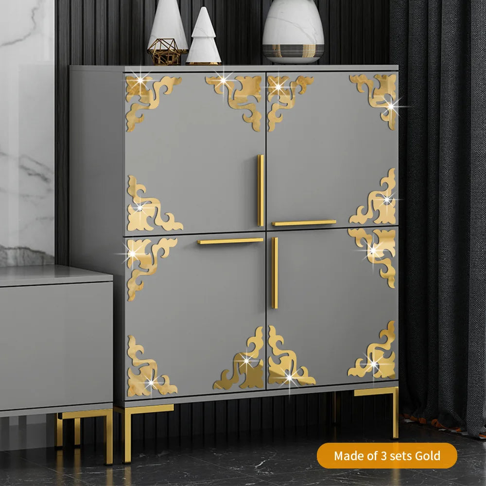 3D Acrylic Mirror Wall Decals – Self-Adhesive Geometric Decor for Home Interior