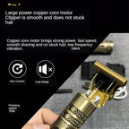 Cordless Electric Hair Trimmer – Professional Barber Shaver for Men