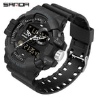 Digital Sports Watch – Waterproof LED Military Timepiece for Outdoor Men