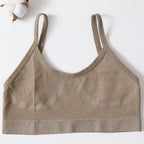 Seamless Push Up Bra – Soft Low Back Crop Top for Everyday Comfort