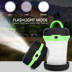 Telescopic LED Camping Lantern – Foldable Portable Light for Outdoor Emergency