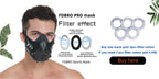Elevation Training Mask – Black Fitness Gear for Running and Gym Workouts