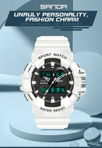 Digital Sports Watch – Waterproof LED Military Timepiece for Outdoor Men