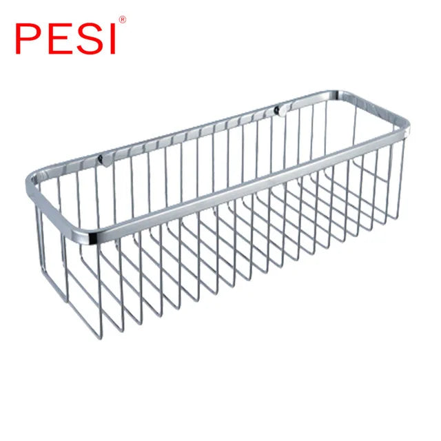 Stainless Steel Corner Shower Caddy – Rustproof Wall Mount for Bathroom Storage