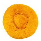 100cm Plush Donut Pet Bed – Calming Round Mat for Large Dogs and Cats