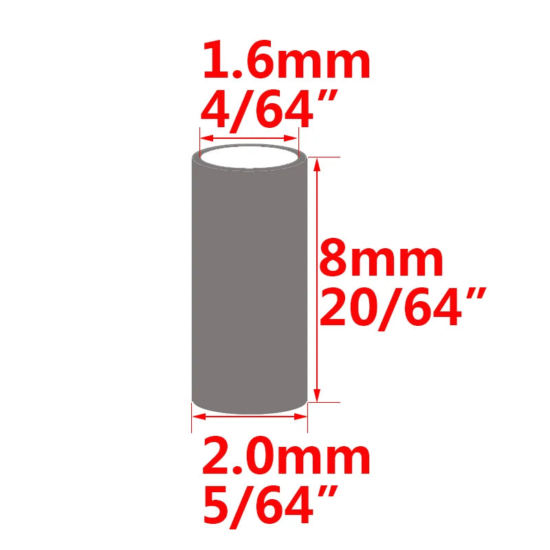 Copper Crimp Sleeves – Round Fishing Line Connectors for Rigging Tackle
