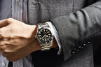 Automatic Mechanical Wristwatch – Stainless Steel for Business Men
