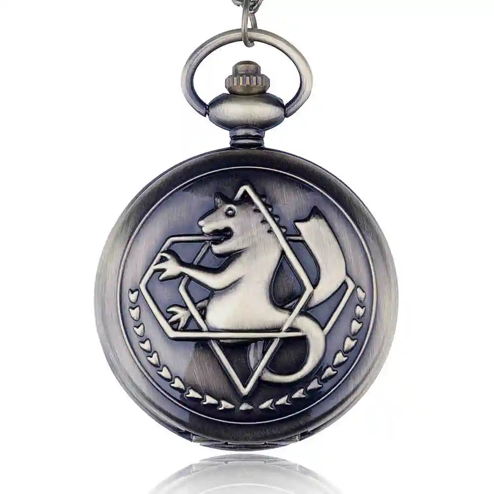 Fullmetal Alchemist Pocket Watch – Edward Elric Quartz Cosplay Accessory