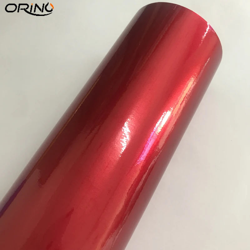 Metallic Candy Vinyl Car Wrap – Glossy Glitter Film for Vehicle Decoration
