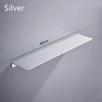 Aluminum Wall Storage Shelf – Bathroom Mirror Organizer for Shower Room