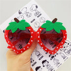 Strawberry Cartoon Sunglasses – Oversized Anti-UV Eyewear for Kids