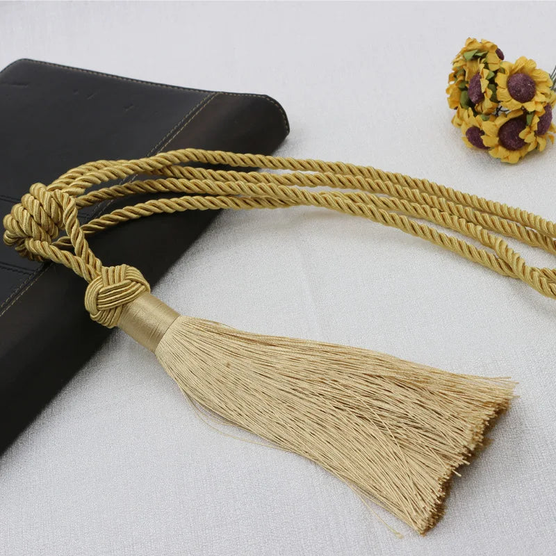 Decorative Tassel Curtain Tiebacks – Elegant Holdbacks for Home Drapery