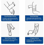 White Cotton Athletic Tape – Adhesive Sport Bandage for Muscle Support